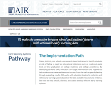 Tablet Screenshot of earlywarningsystems.org